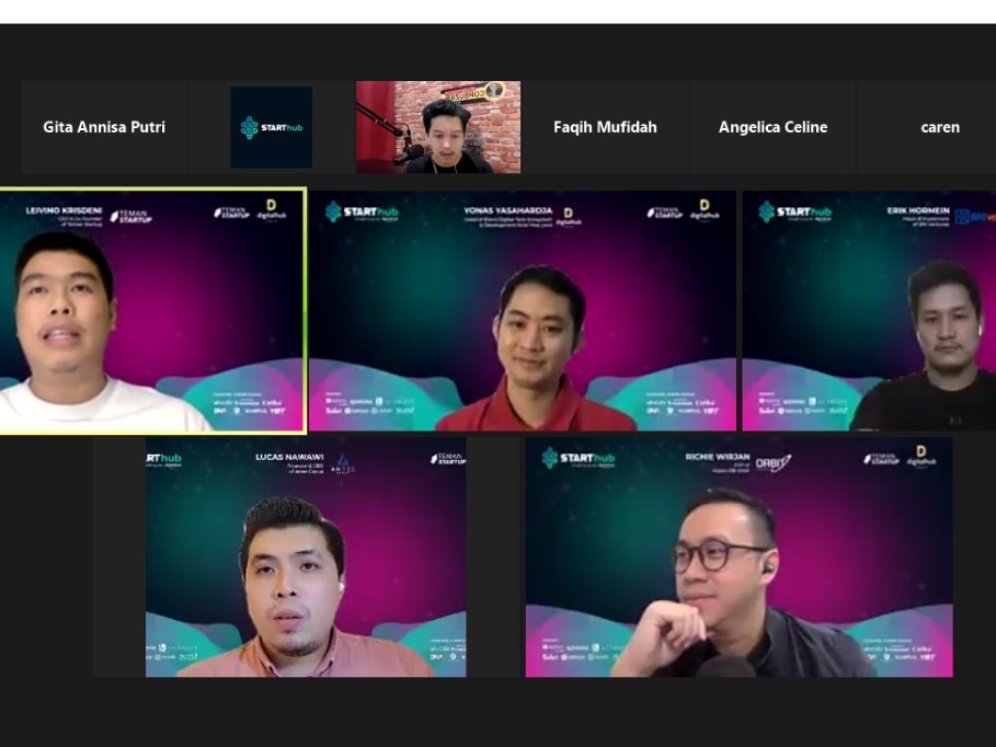 Dukung Ekosistem Perusahaan Rintisan, Digital Hub dan Teman Startup Gelar StartHub Webinar