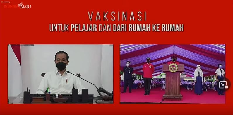 Jokowi: Jangan Ada guru yang Terlewat Divaksin Covid-19