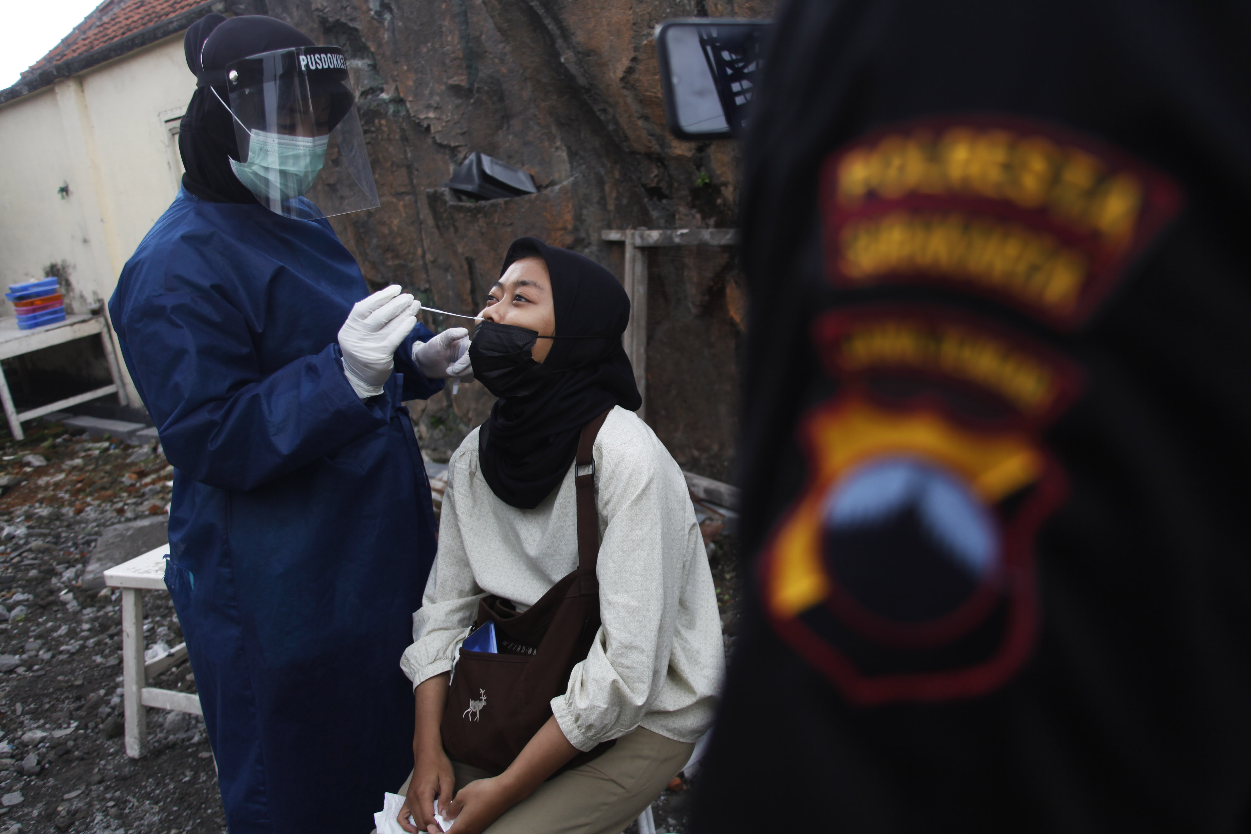 Ilustrasi tes antigen