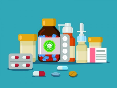 Ilustrasi obat-obatan