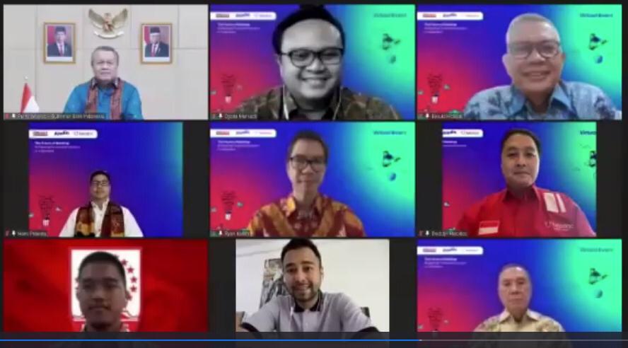 Joint Press Conference antara Bank Aladin bersama dengan mitra bisnis anyar yakni Halodoc dan Alfamart.