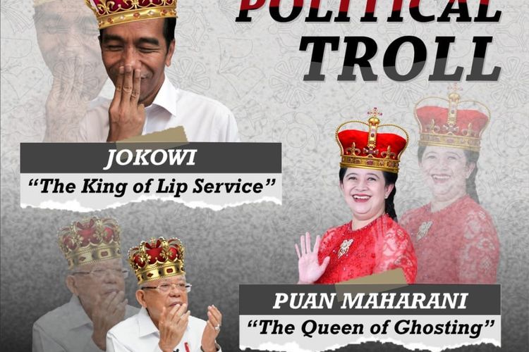 Poster kritik pemerintah dari BEM Unnes