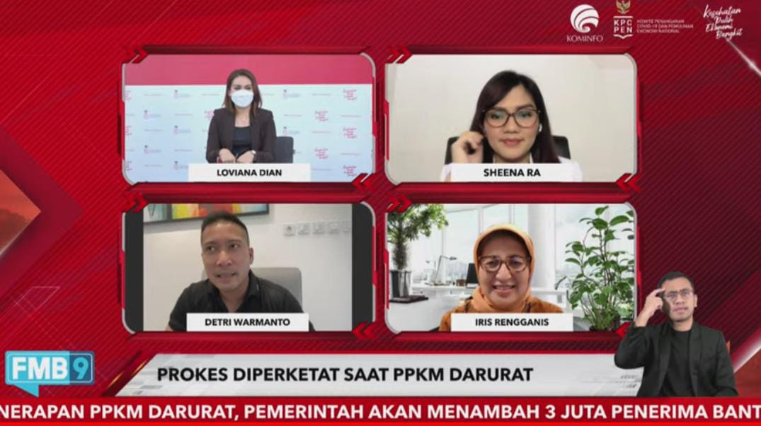 Dialog Produktif Komite Penanganan Covid-19 dan Pemulihan Ekonomi Nasional (KPCPEN)