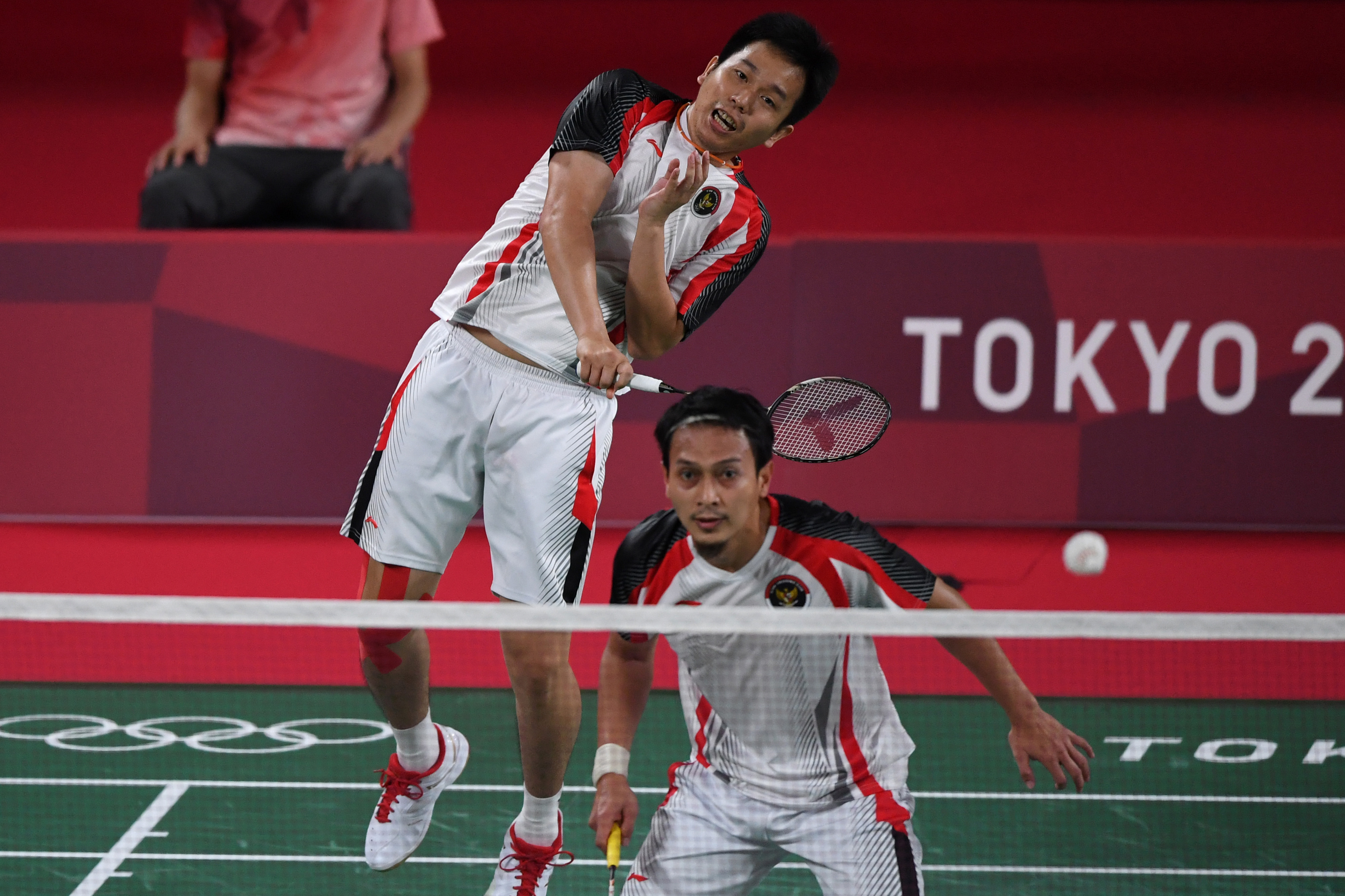 Ganda putra Indonesia Hendra Setiawan dan Mohammad Ahsan