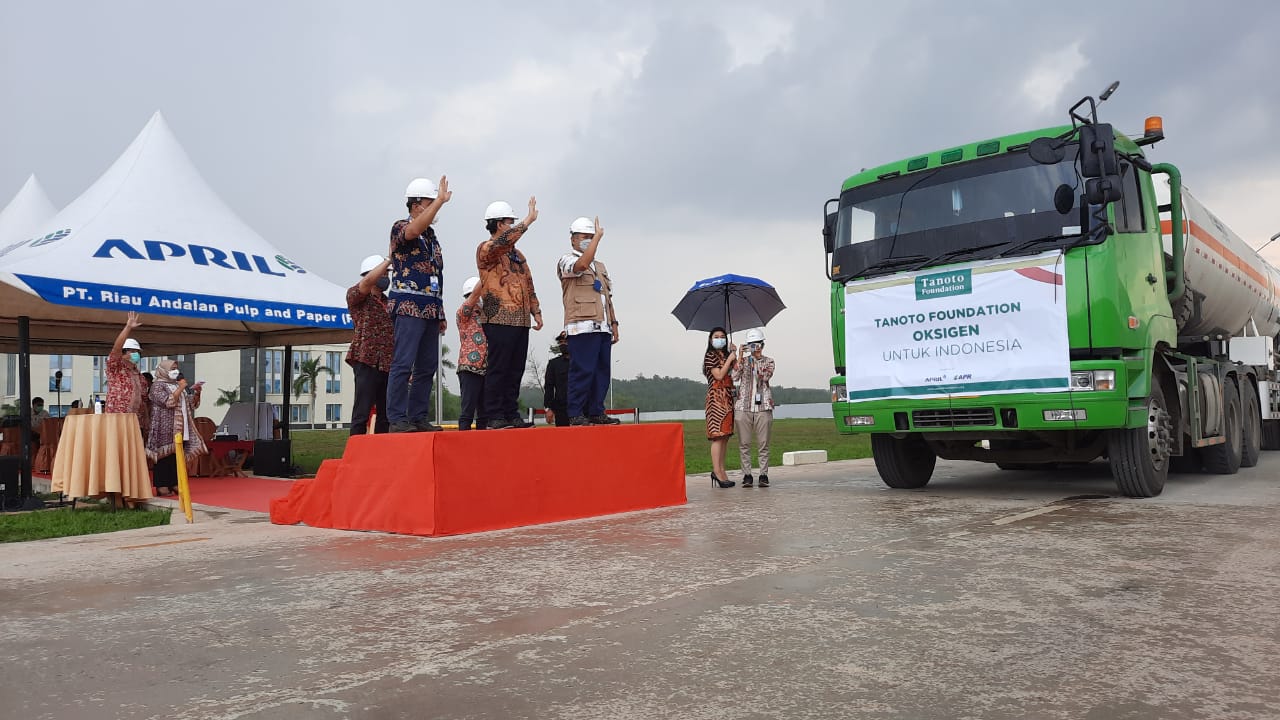 Tanoto Foundation Donasikan 500 Ton Oksigen Bagi Pasien Covid-19