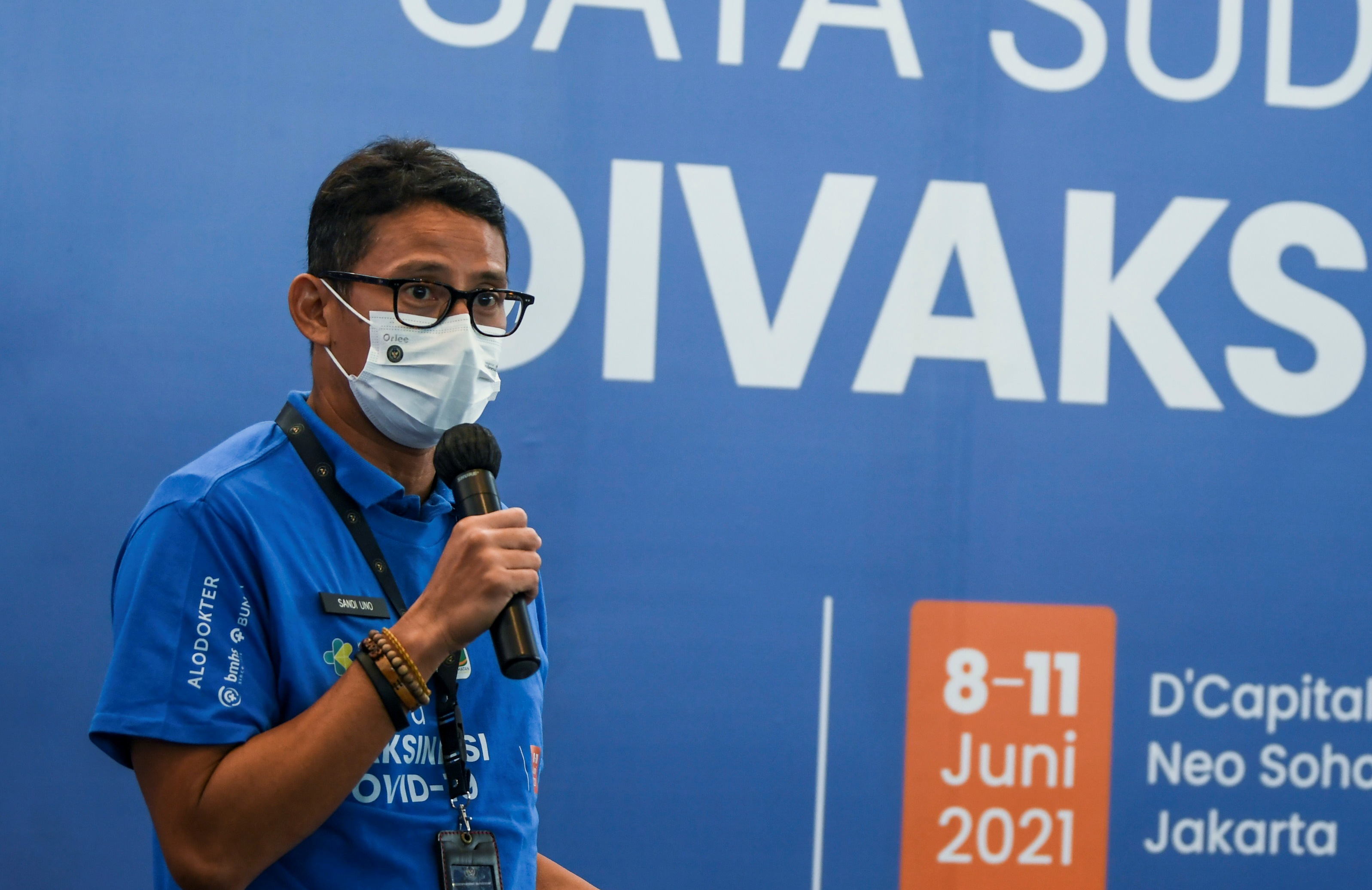 Menteri Pariwisata dan Ekonomi Kreatif (Menparekraf) Sandiaga Salahuddin Uno. 