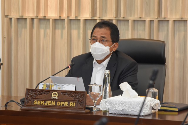 Sekretaris Jenderal DPR RI Indra Iskandar. 