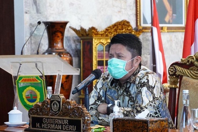 Gubernur Sumsel Herma Deru.