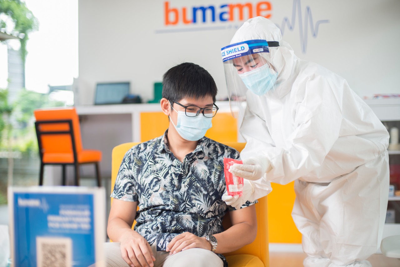 Pelaksanaan tes covid-19 di Bumame Farmasi