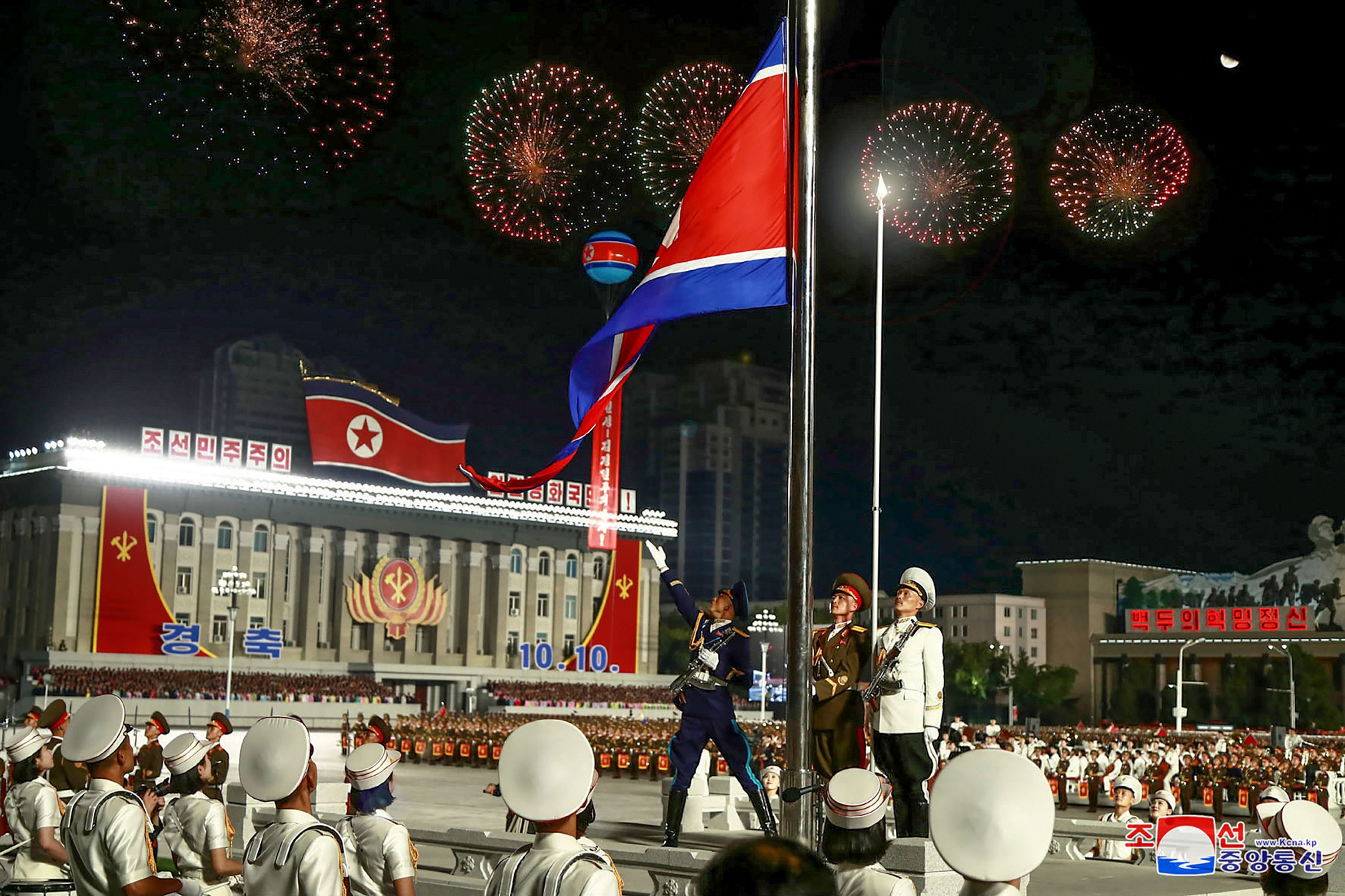 Parade militer Korea Utara pada Oktober 2020 lalu.