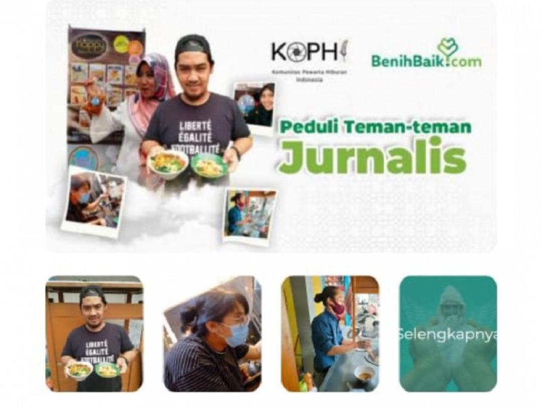 Komunitas Jurnalis Menggalang Dana UMKM Melalui BenihBaik.com