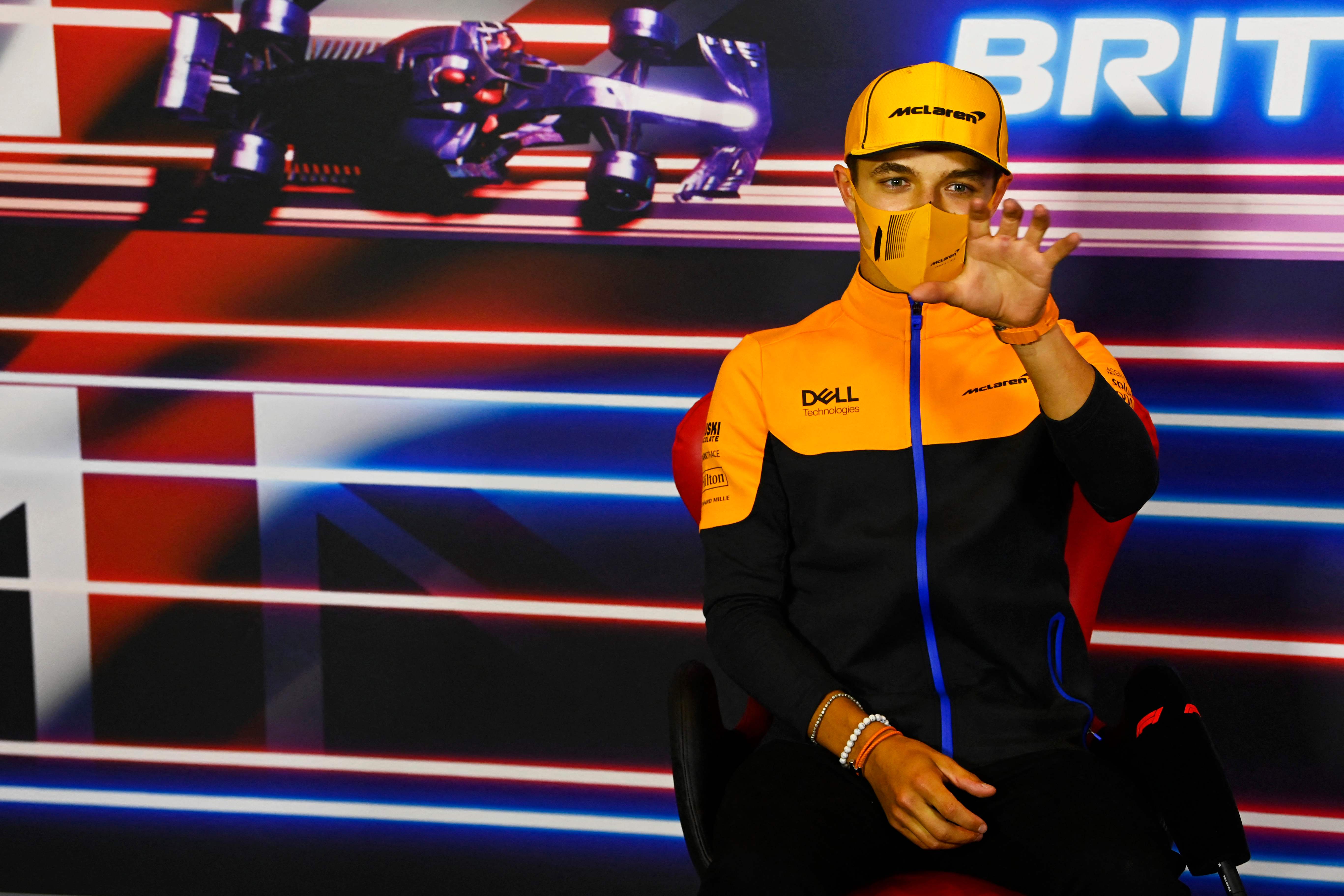 Pembalap McLaren Lando Norris