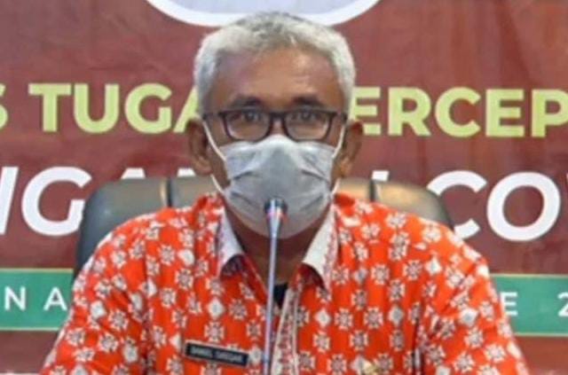 Sekretaris Satgas Penanganan Covid-19 Kota Pematangsiantar, Daniel H Siregar