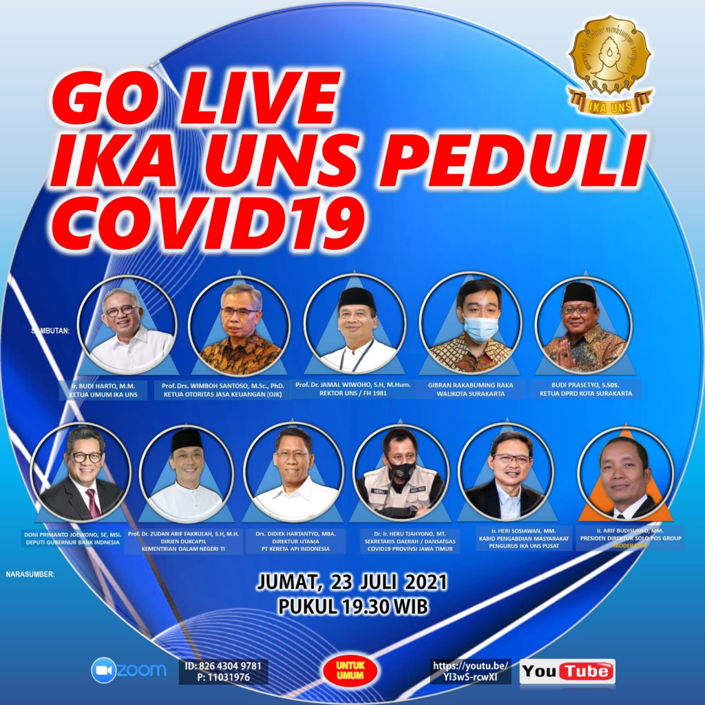 Ikatan Alumni UNS Surakarta memperkuat barisan untuk membantu masyarakat menghadapi pandemi covid-19