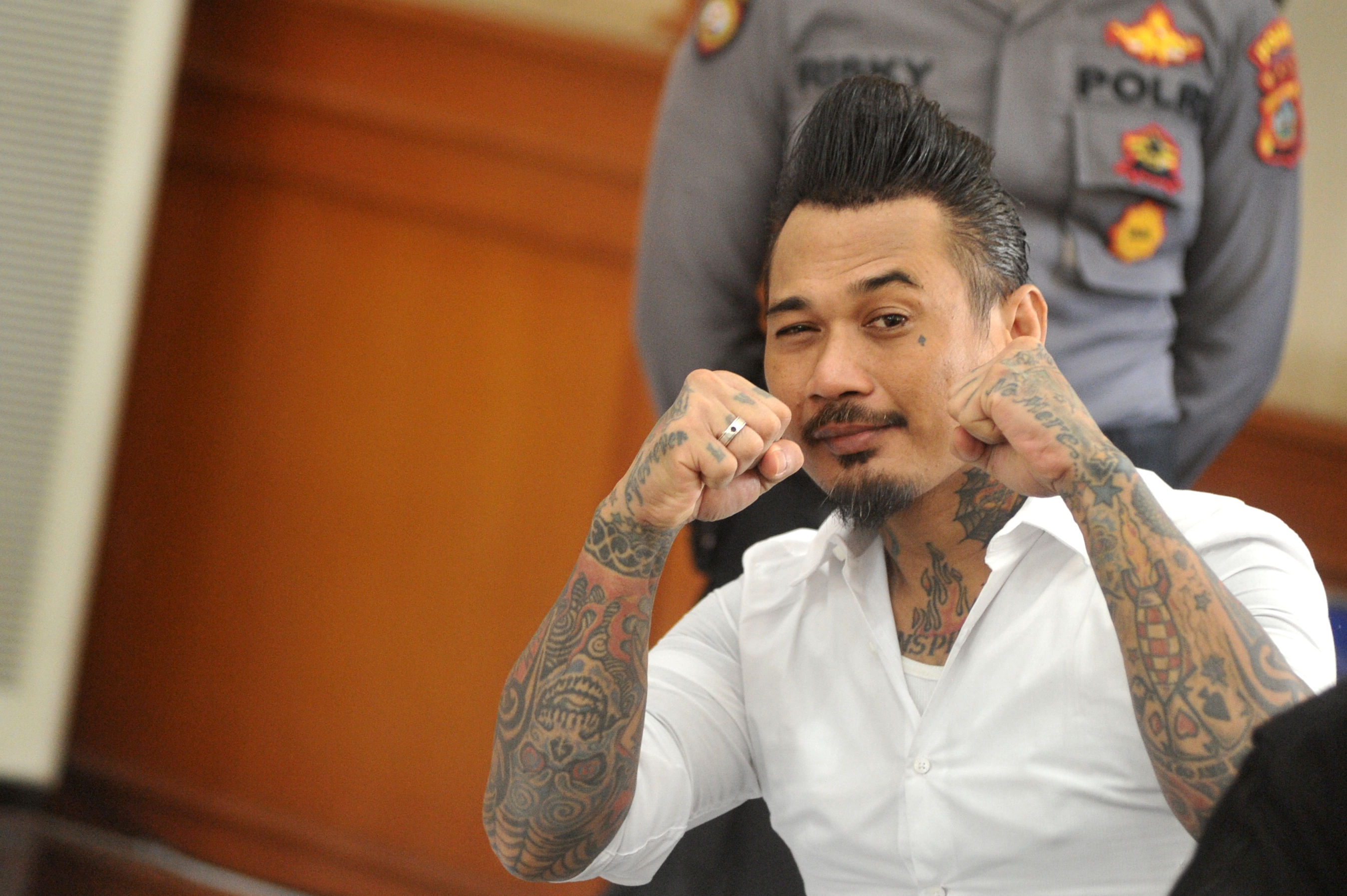 Drumer Superman is Dead, I Gede Ary Astina alias Jerinx dilaporkan ke Polda Metro Jaya oleh pegiat sosmed Adam Deni.