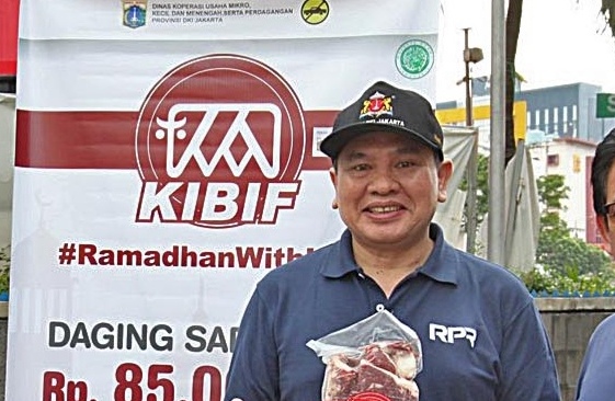 Ketua Pengusaha Pribumi Indonesia (Hippi) DKI Jakarta Sarman Simanjorang. 