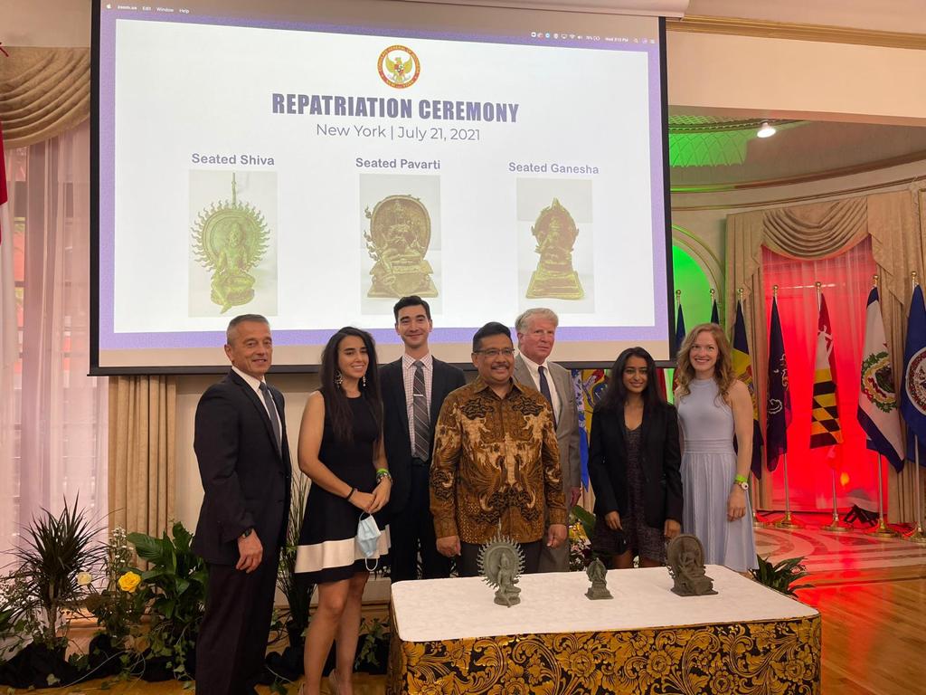 Tiga Obyek Diduga Cagar Budaya Dikembalikan AS ke Indonesia