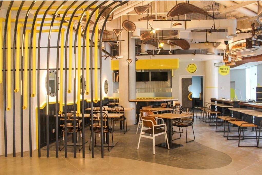 Restoran di Yello Hotel Kuta Beachwalk Bali