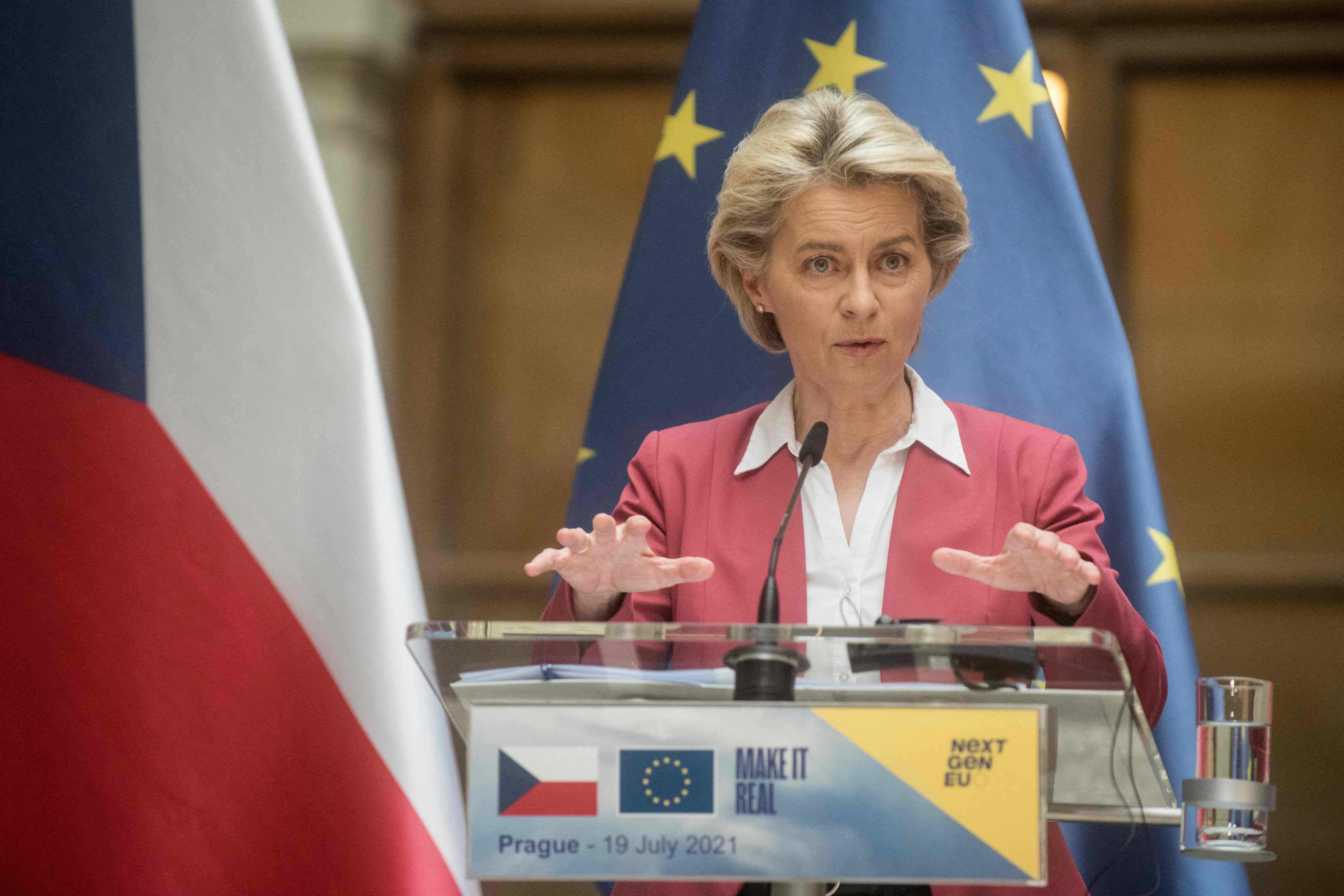 Presiden Komisi Eropa Ursula von der Leyen.   