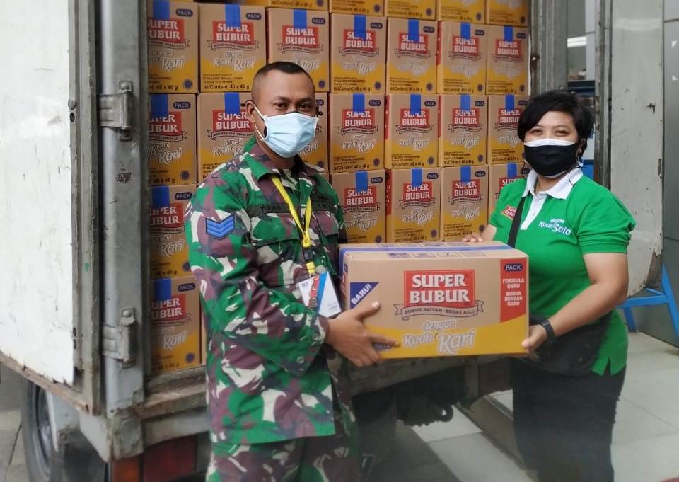 RS Darurat Covid-19 Wisma Atlet Dapat Bantuan Pangan Instan Bernutrisi