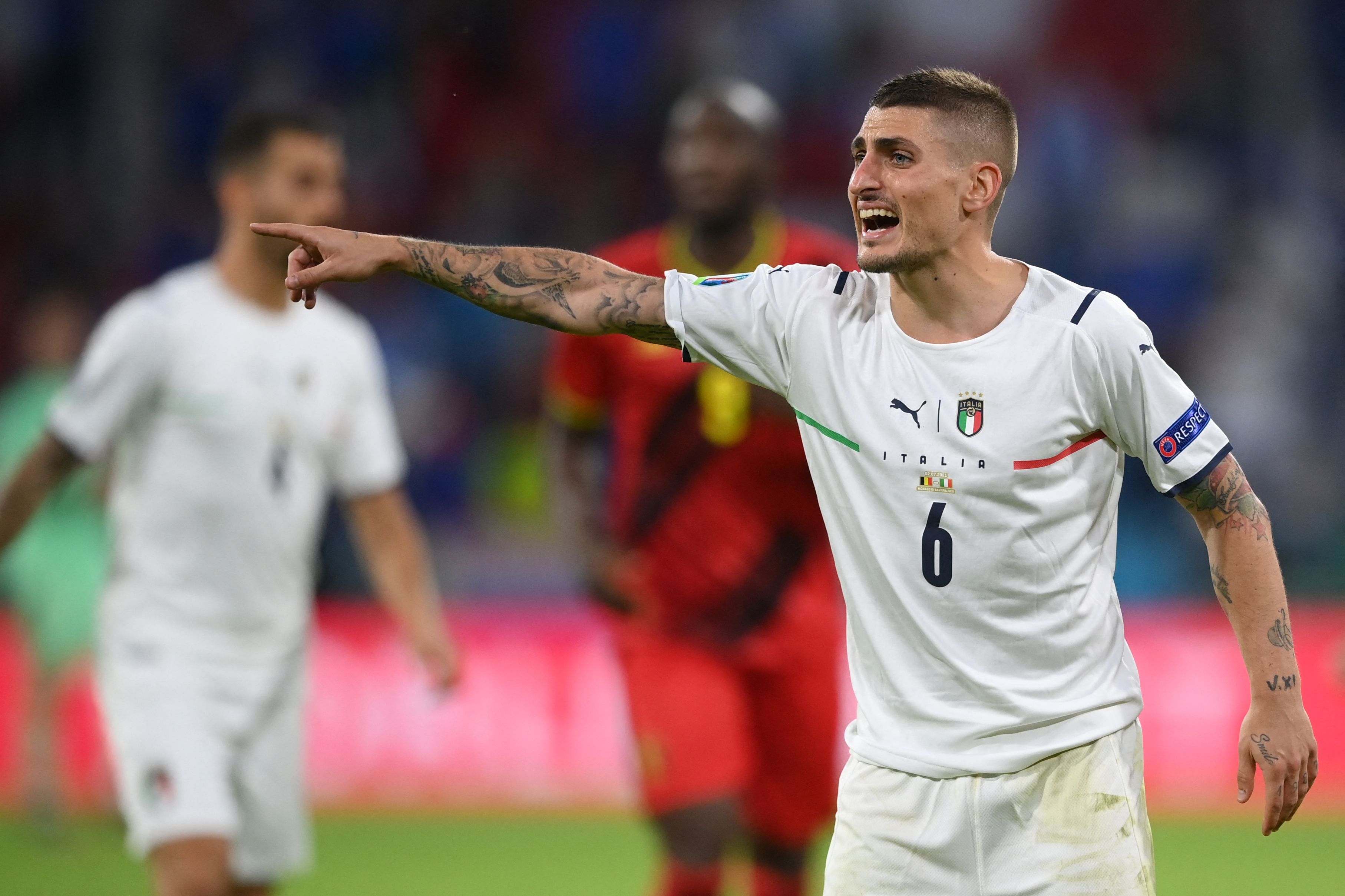 Gelandang timnas Italia Marco Verratti