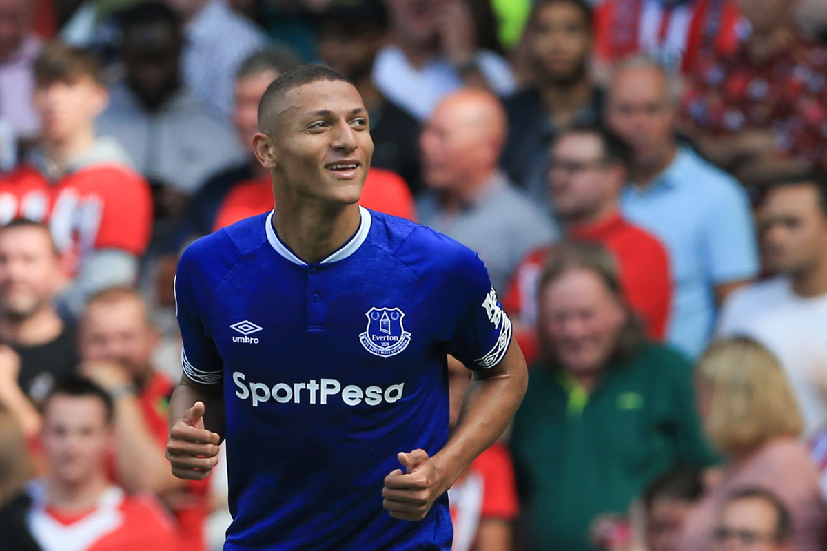 Striker Everton Richarlison  