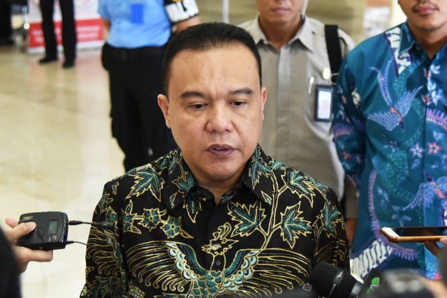 Wakil Ketua DPR dari Fraksi Partai Gerindra Sufmi Dasco Ahmad. 