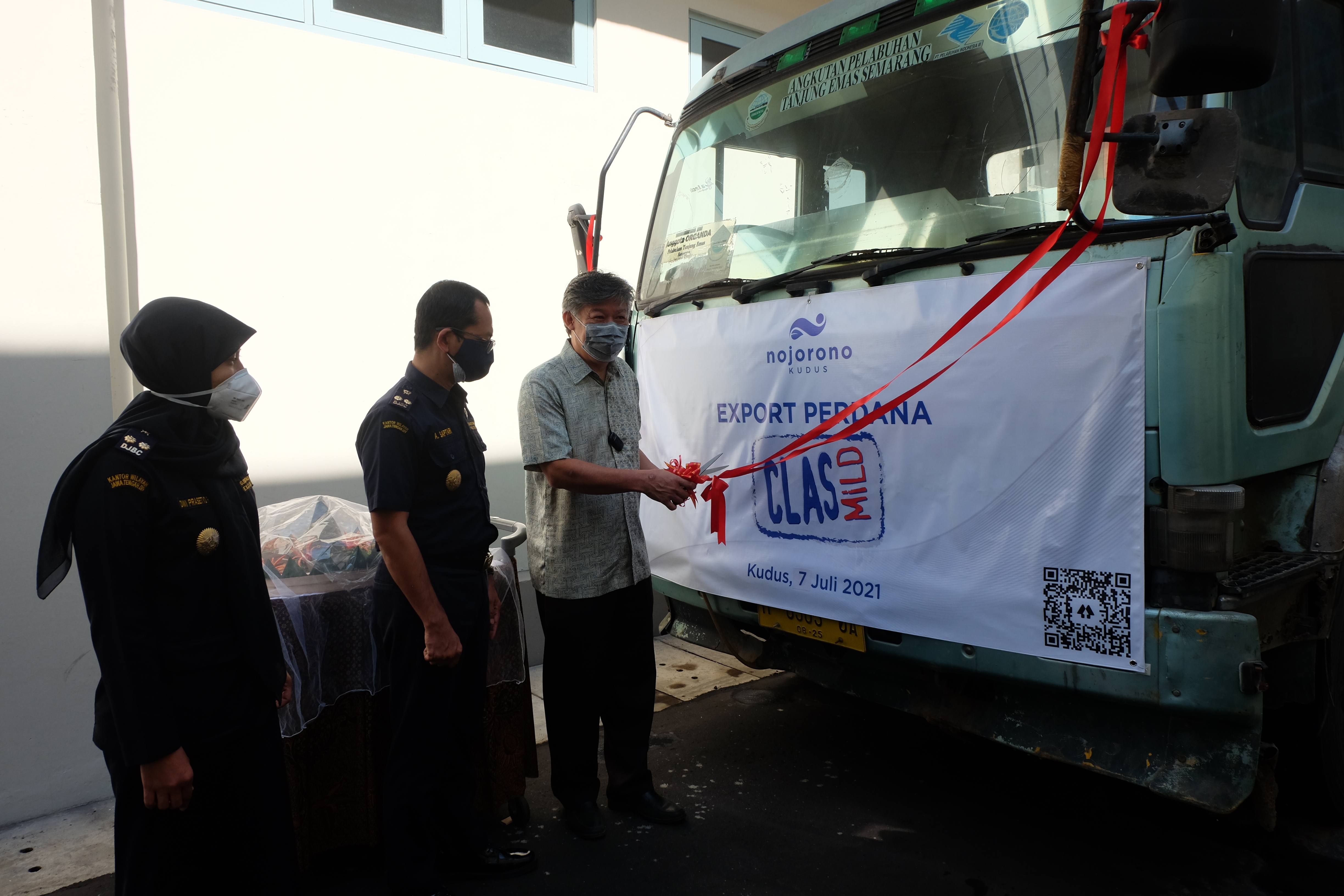 Pelepasan ekspor perdana produk Nojorono Kudus