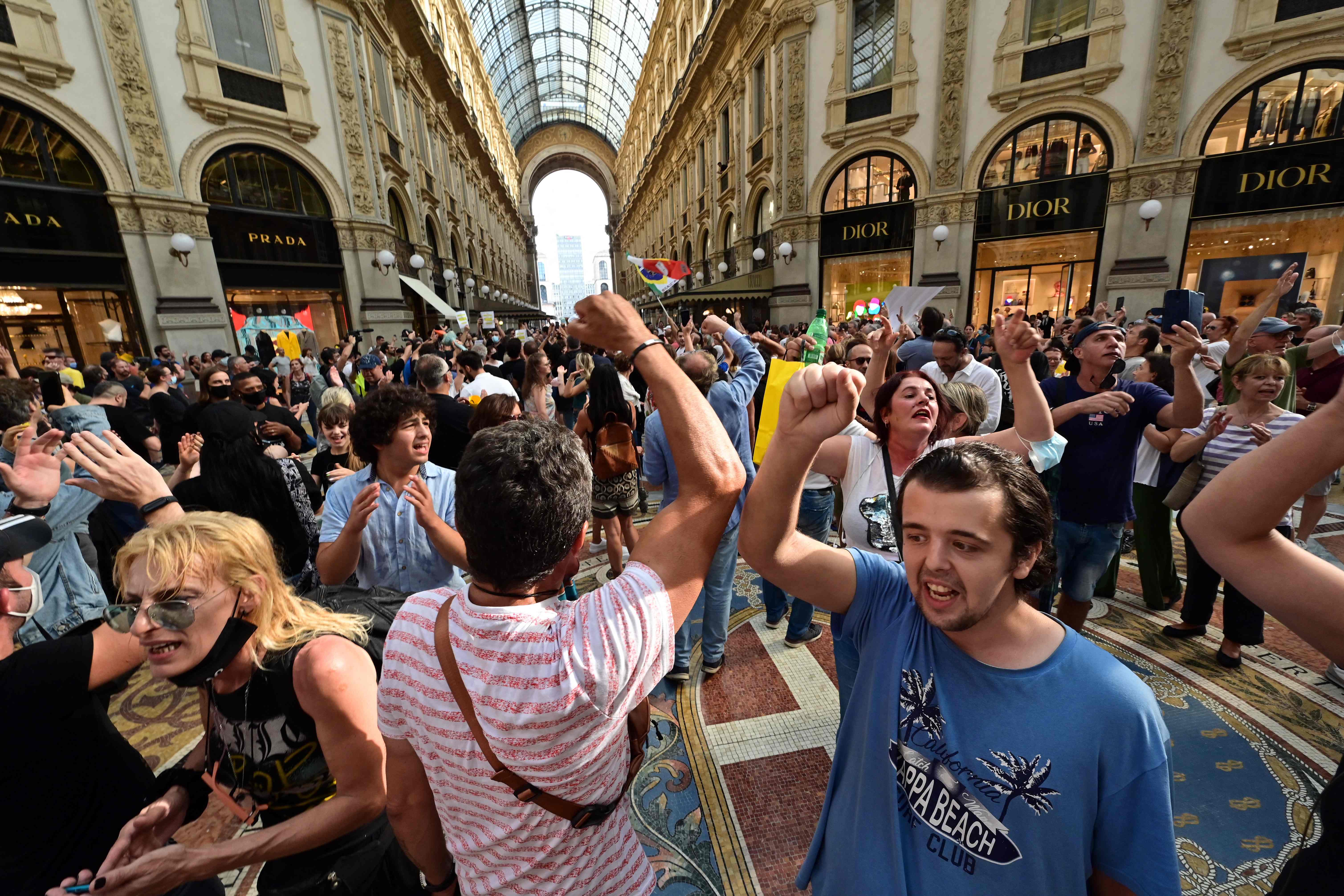 Unjuk rasa di Italia