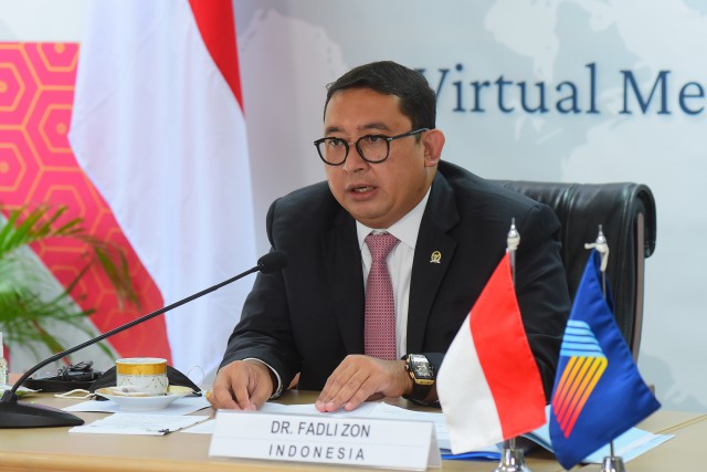 Ketua Badan Kerja Sama Antar Parlemen (BKSAP) DPR RI Fadli Zon.