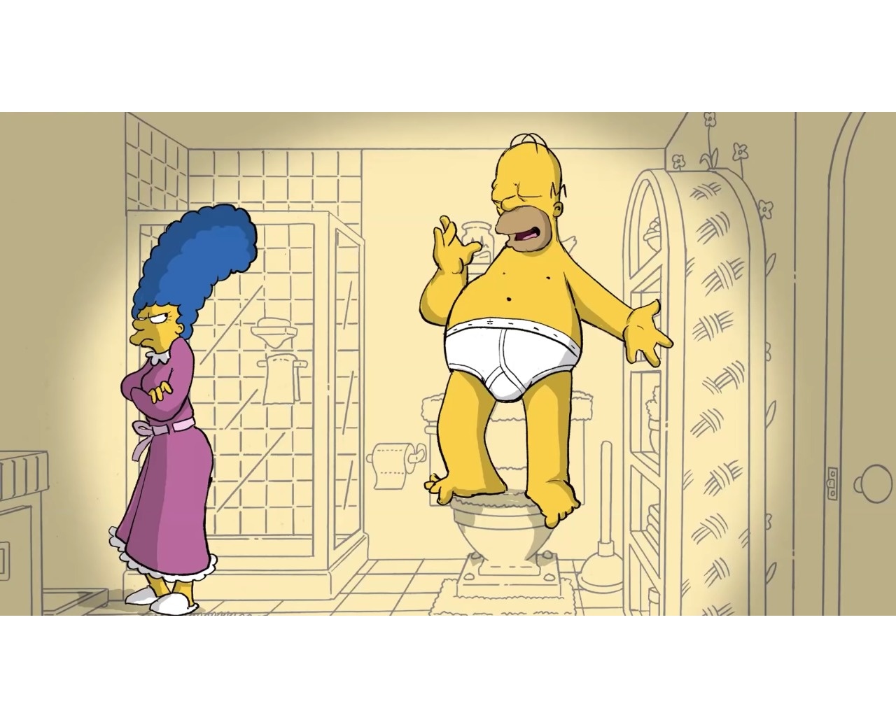 Sketsa adegan The Simpsons musim terbaru