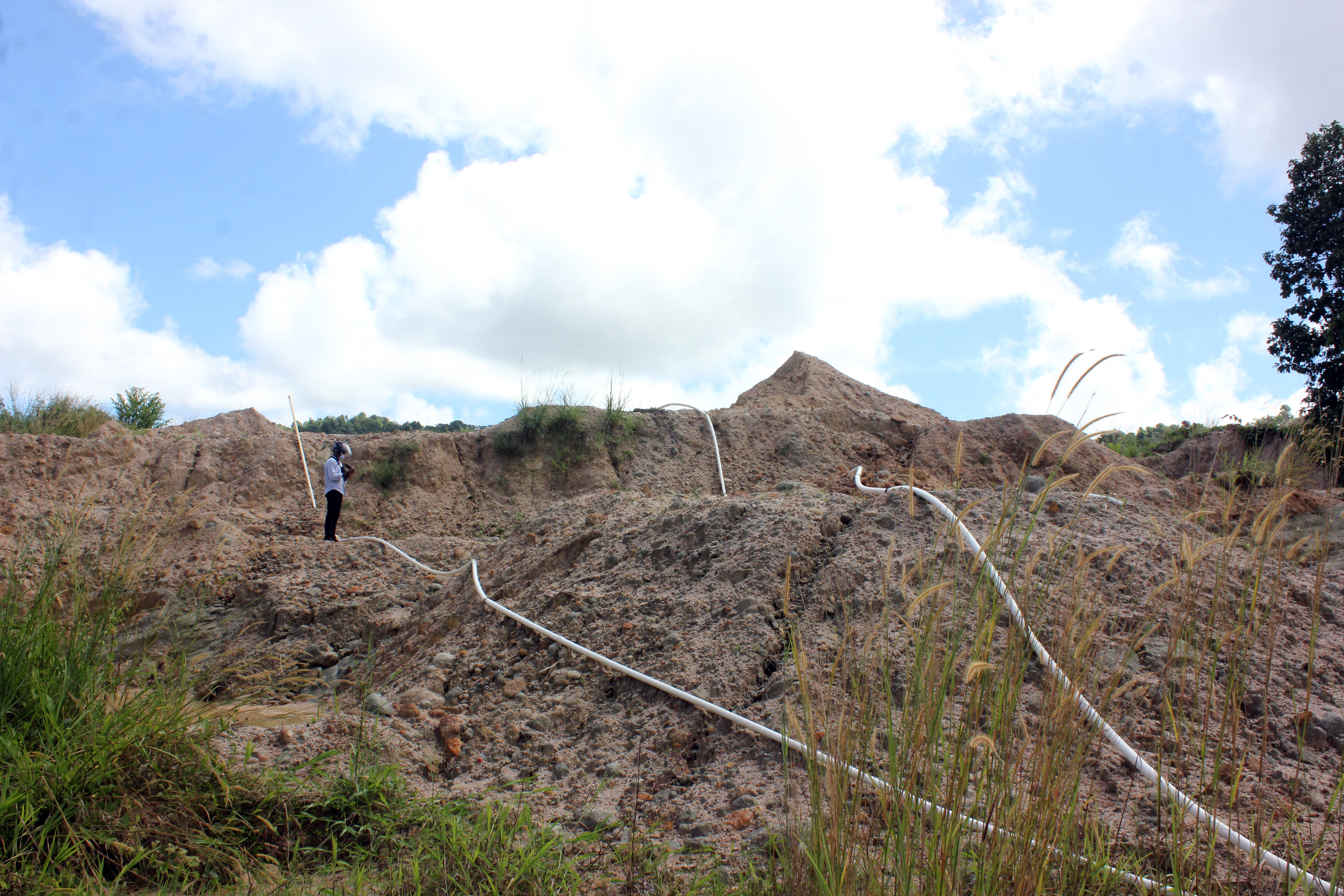 Ilustrasi lokasi tambang Galian C di wilayah Sorong, Papua Barat.
