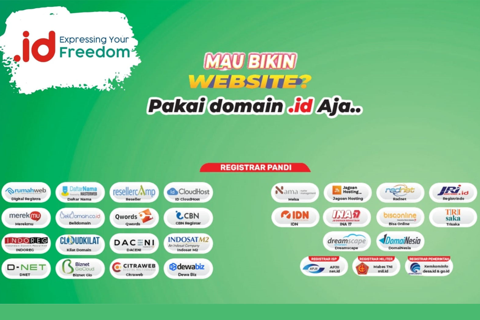 Domain premium memiliki nilai yang tinggi.
