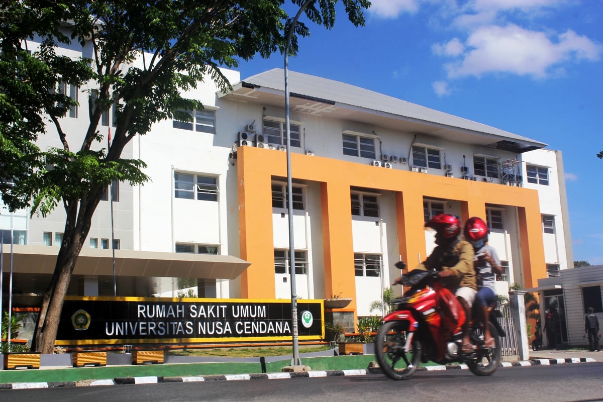 Rumah Sakit Universitas Nusa Cendana (Undana) di Jalan Soerhato, Kota Kupang, Nusa Tenggara Timur.