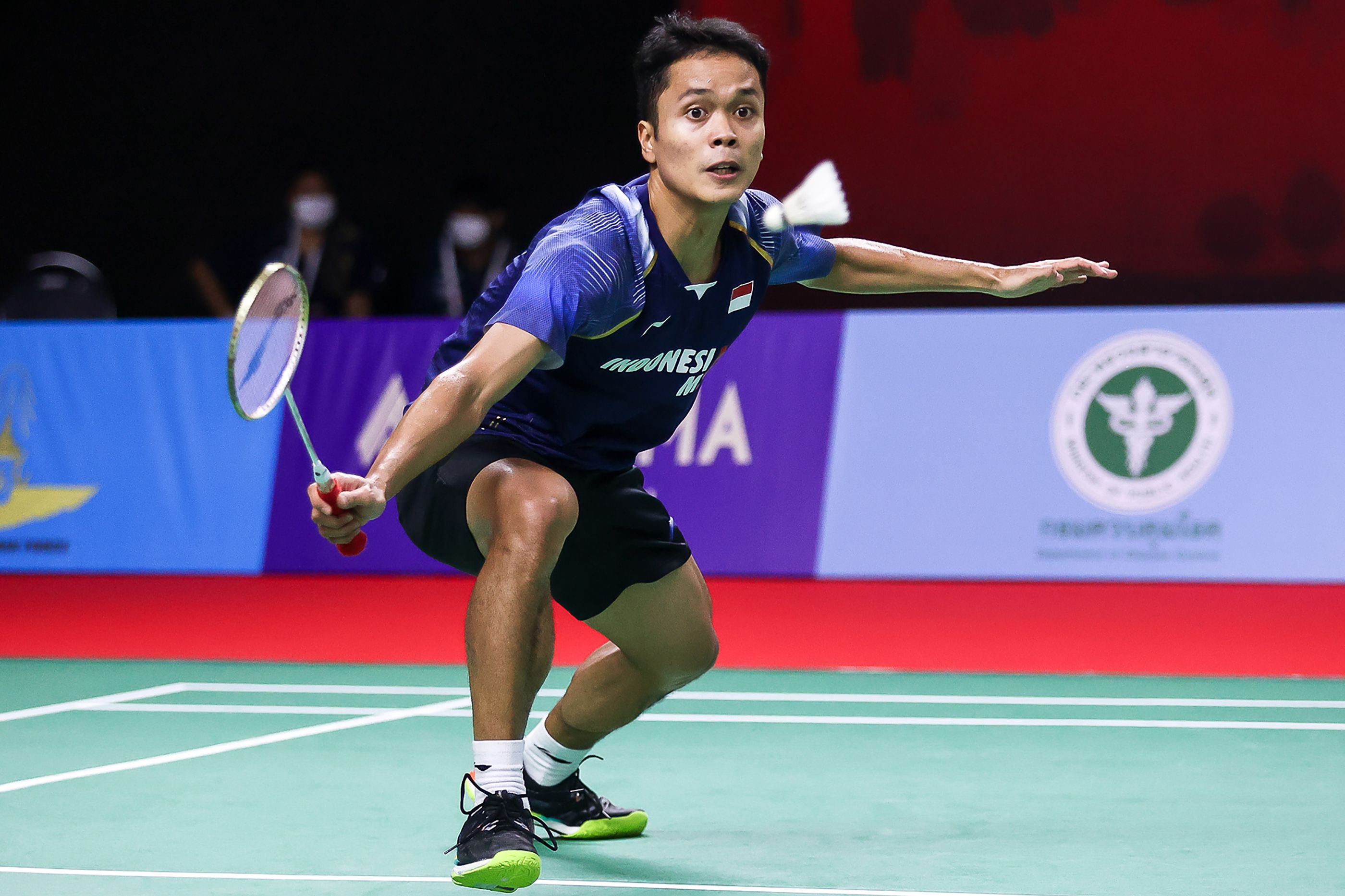 Tunggal putra Indonesia Anthony Sinisuka Ginting