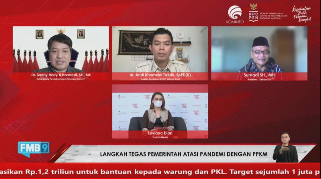 Dialog Produktif yang ditayangkan di FMB9ID_IKP, Rabu (28/7). 