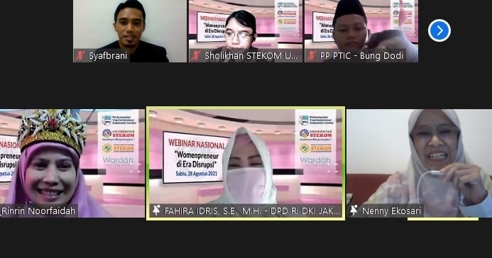 Webinar PTIC mengenai teacherpreneur