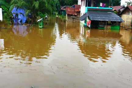 Banjir di Kecamatan Katingan Tengah