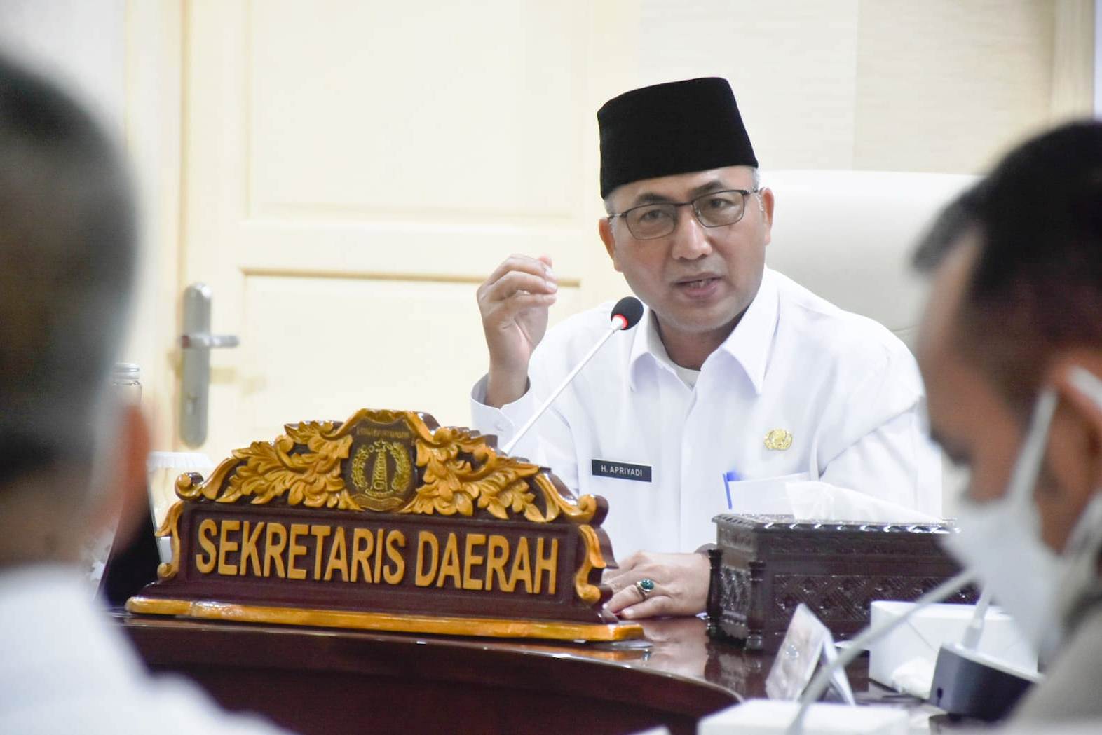 Sekda Muba, Apriyadi.