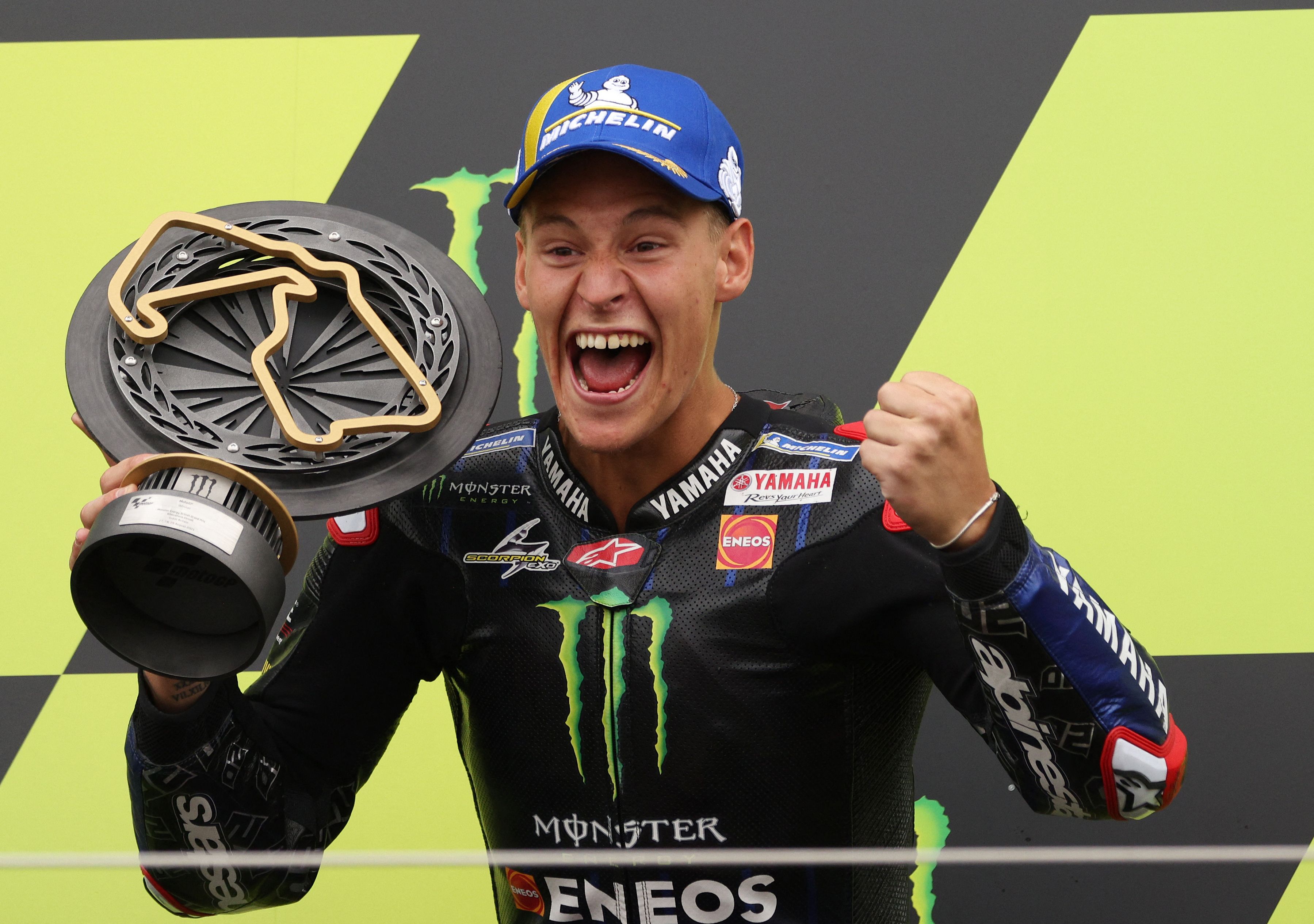 Pembalap Tim Monster Energy Yamaha Fabio Quartararo 