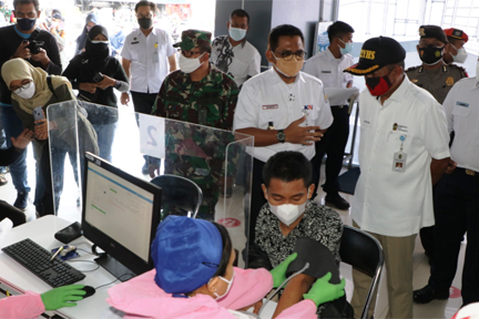 Stasiun Kota Yogyakarta Wajib Masker dan Vaksin