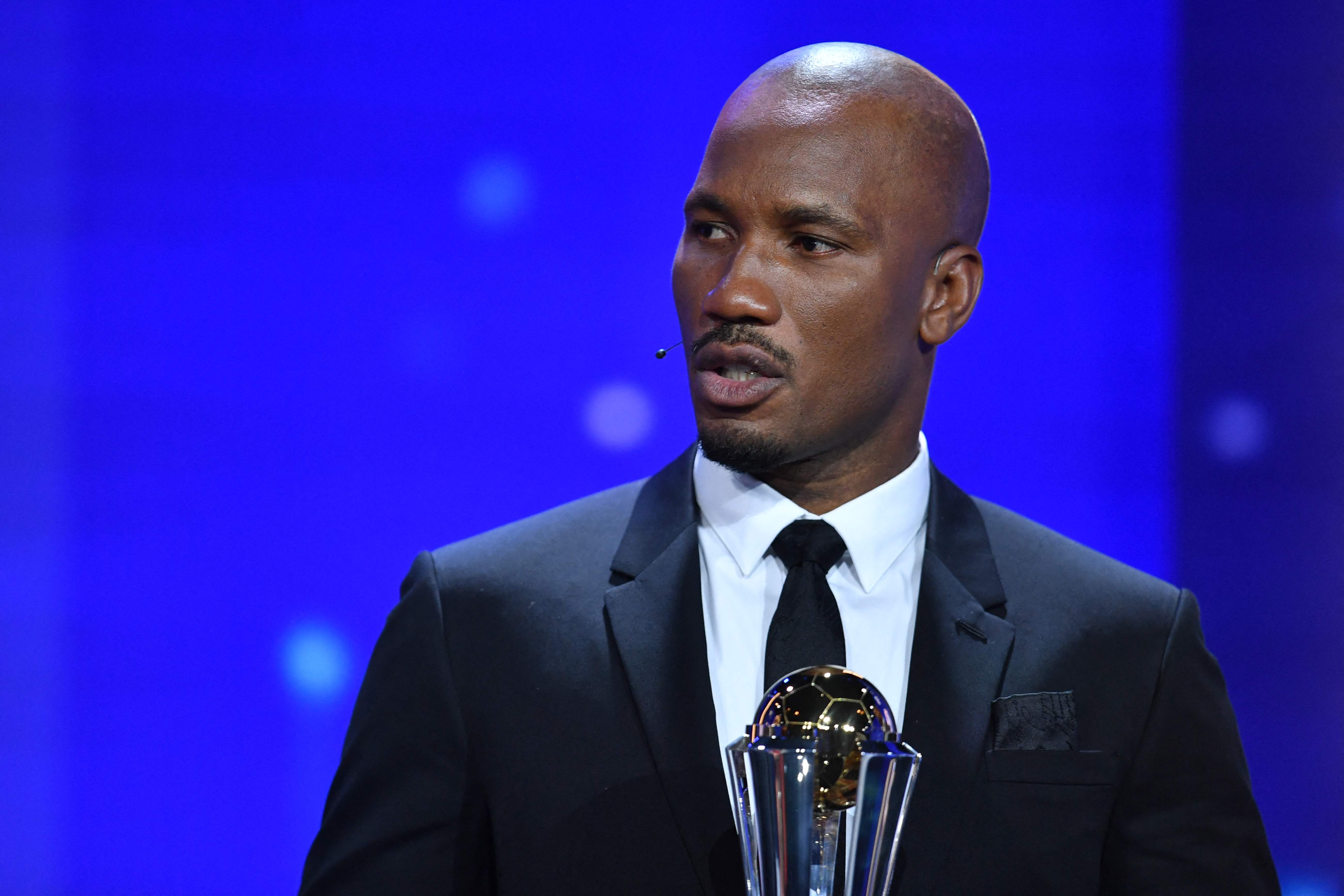 Mantan pemain timnas Pantai Gading Didier Drogba