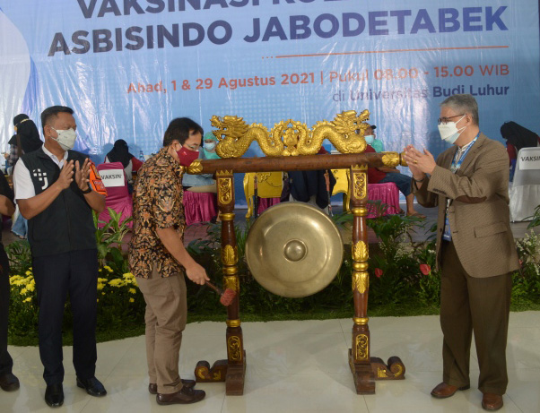 Asbisindo Gandeng Universitas Budi Luhur Gelar Vaksinasi Covid-19
