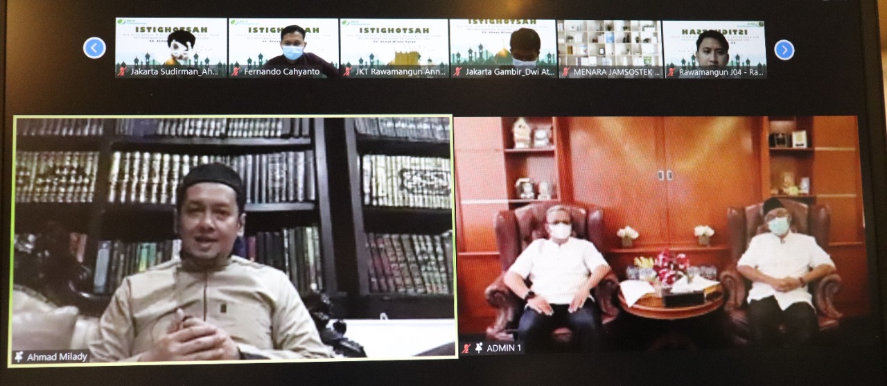 BPJAMSOSTEK Kanwil DKI Jakarta gelar kegiatan Istighosah dan doa keselamatan bersama.