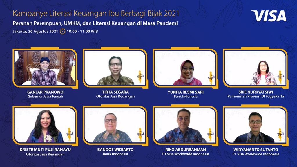 Kampante Literasi Keuangan #IbuBerbagiBijak yang kembali digelar tahun ini secara virtual di tengah pandemi covid-19.