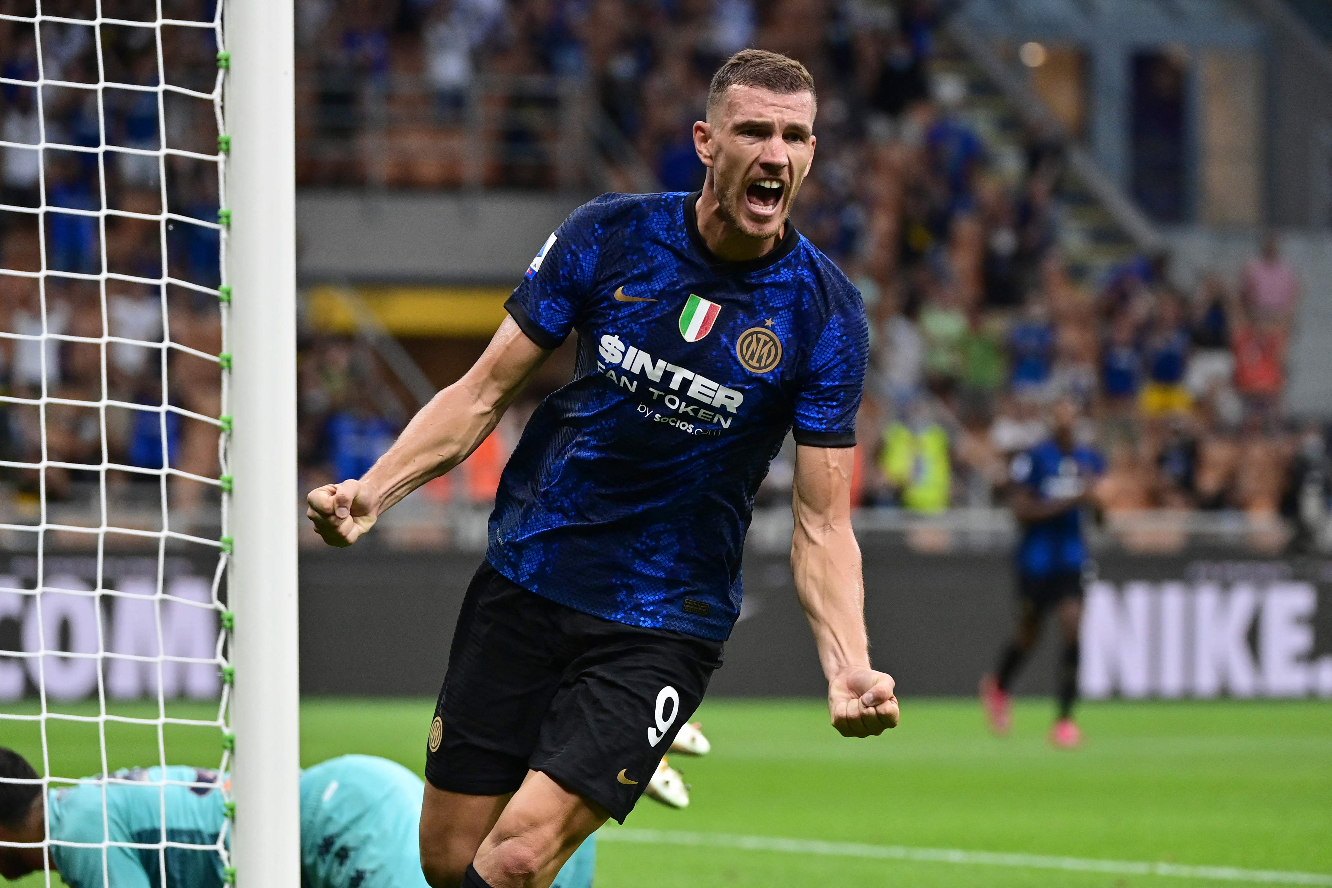 Penyerang Inter Milan Edin Dzeko
