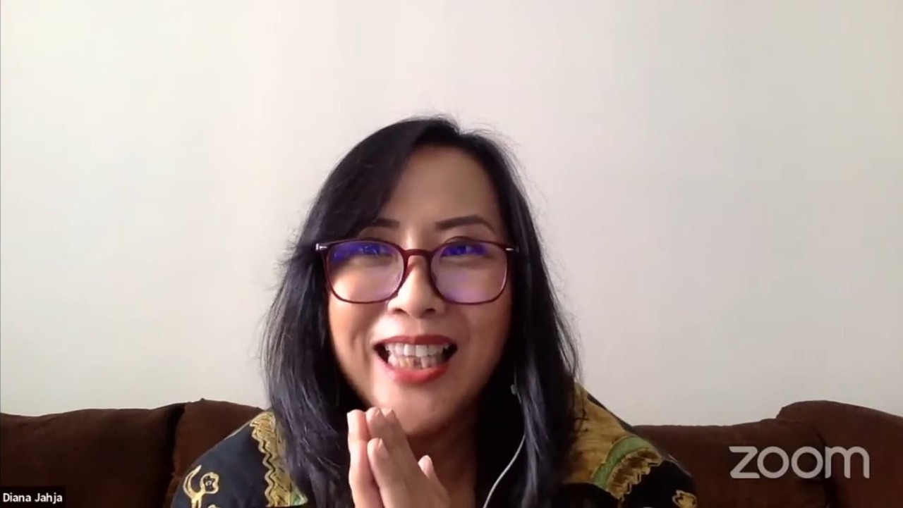 Direktur IIEF Diana Jahja saat Talkshow “Pandemi Terus Berlanjut, Haruskah Pendidikan Terhenti?” yang digelar secara virtual.