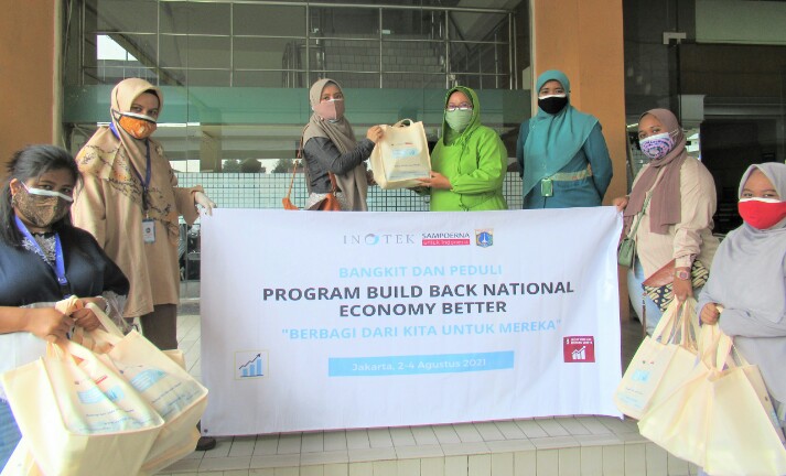 Bantuan dari INOTEK-Sampoerna-UMKM untuk tenaga kesehatan 