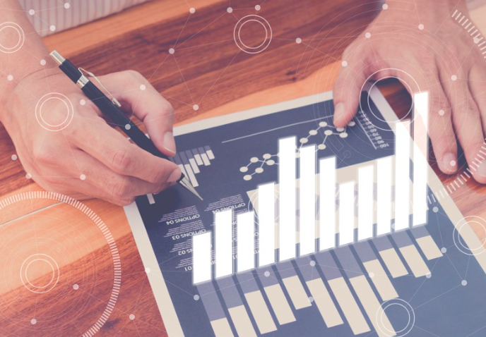 Ilustrasi data perbaikan pertumbuhan ekonomi daerah.