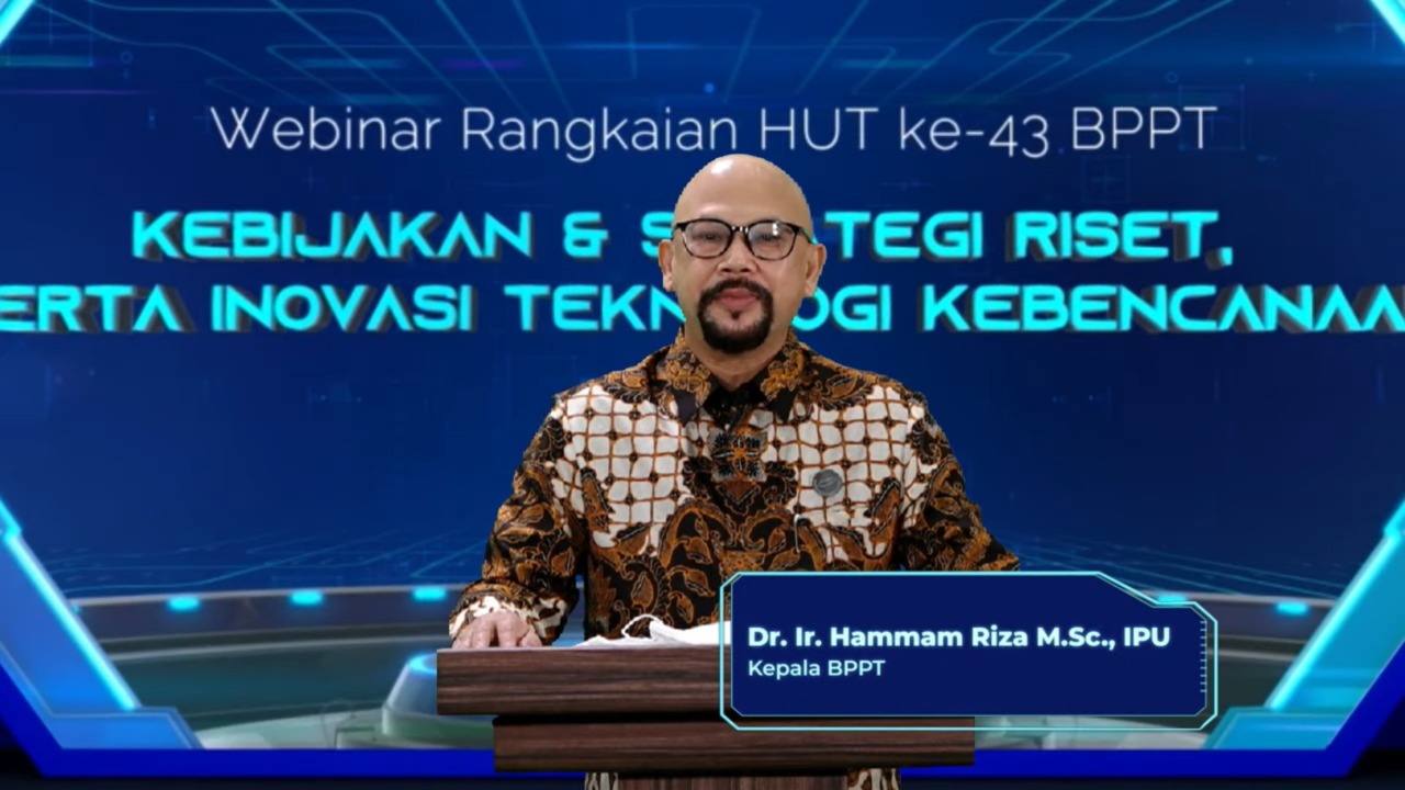 Kepala BPPT Hammam Riza